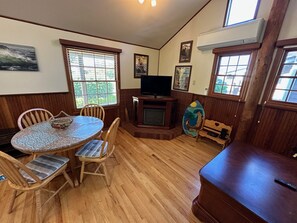 TV and Electric Fireplace 
