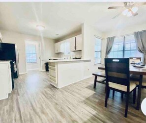 Open concept kitchen 