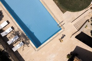 The outdoor pool area will be a favourite spot in summer months. 