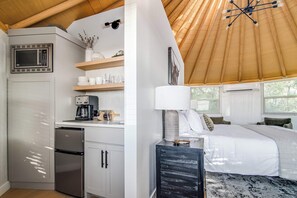Spacious interior complete with kitchenette
