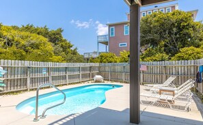 Private Pool with seating