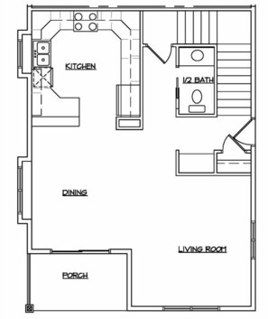 Main level floorplan