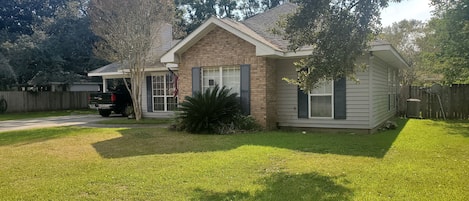 Front View of House and Carport