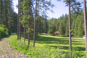 Kanati Falls Ranch meadows south of the main lodge.