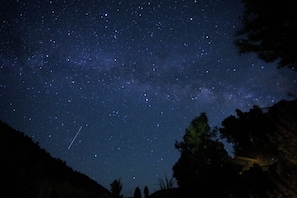 The stars are spectacular at night! Sometimes you can even see the Milkyway.