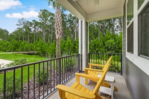 Front Porch with View of a Walking Trail