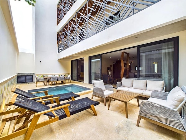 Private, fully equipped patio—made for unforgettable moments