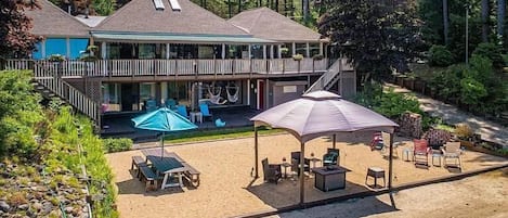 Private beach view  with house