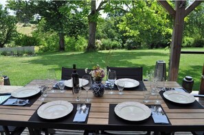 Lunch on the decking