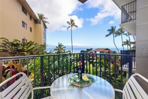 Ocean and pool views