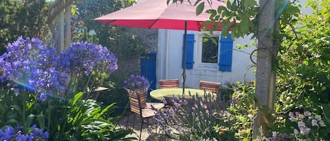 Terrasse en fleurs