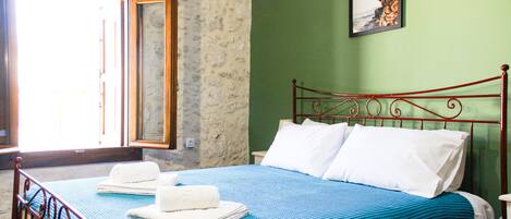 Wake up every morning to the Cretan sunshine. Also have light-blocking options.