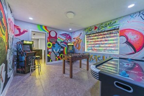Indulge in luxury leisure in our amazing game room.