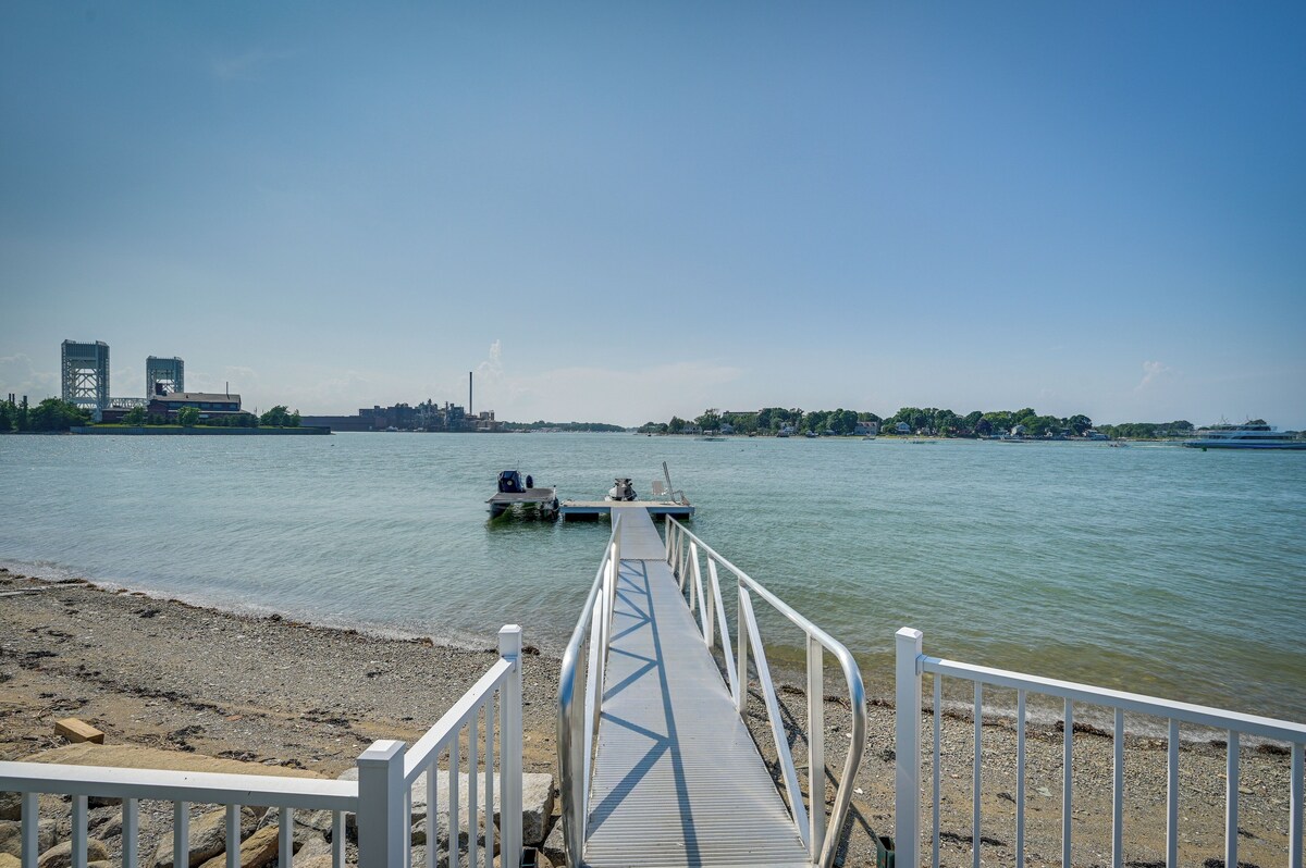 Weymouth Waterfront Getaway w/ Hot Tub & Pool!