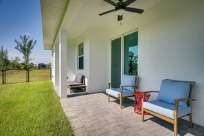 House Exterior | Furnished Patio