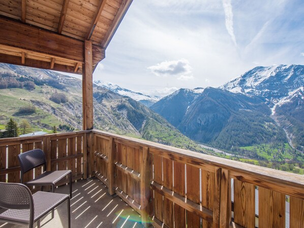 Take in the stunning mountain view right from our property, a sight that truly showcases the beauty of the area.