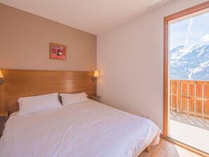 Experience a peaceful night's sleep in our tranquil and cosy bedroom.