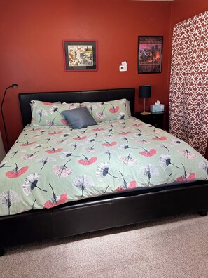 Comfortable king bed
