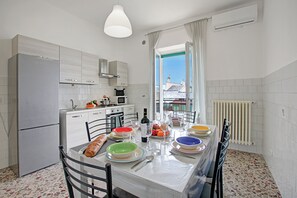Kitchen and dining area