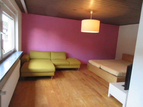 Wohn- und Schlafzimmer