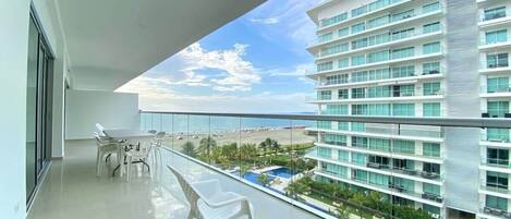 Unique balcony with amazing views