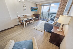 Large Living Area with Amazing Views of the Ocean, Beautifully Decorated