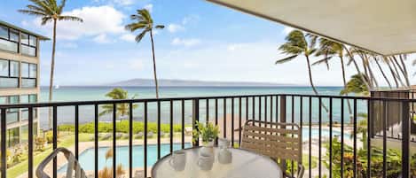Enjoy your morning coffee on your private lanai