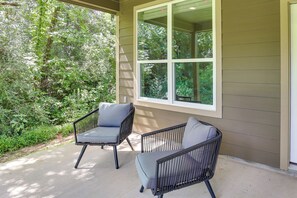 Private Patio | Serene Forest Views