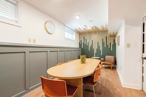 This private conference room is the perfect place for everyone to gather.