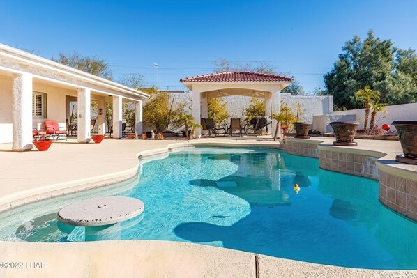 Pool facing gazebo