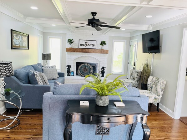 Spacious living room.