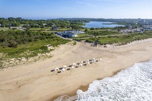 Aerial view of the property