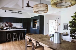 kitchen dining. Luxury spaces with 12 person dining table