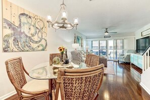 Our table is ready to make your stay memorable, with a great home cooked meal or your favorite cocktail.