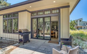 External Back Deck with Amenities