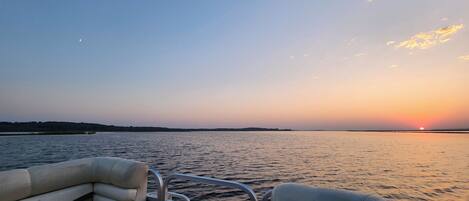 sunset on Lake Puckaway