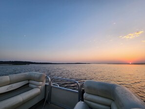 sunset on Lake Puckaway