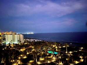 Evening view from balcony