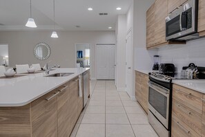 Indoors, Kitchen, Sink, Floor, Microwave