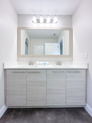 Double Sink, Sink, Sink Faucet, Furniture, Sideboard