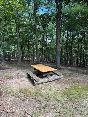 Picnic table for you to use 