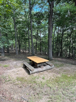 Picnic table for you to use 