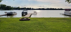 View of the lake