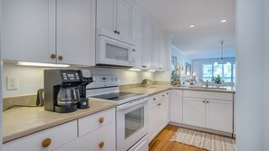 Spacious counter space