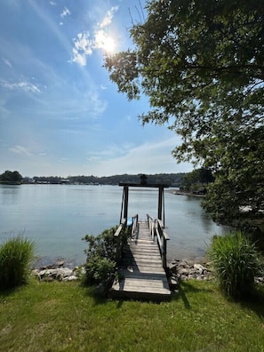 Dock & float. Walk right onto the water!