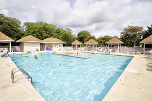 Community pool, fun for the whole family!