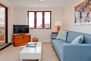 Smart tv and cosy living area