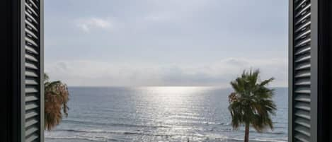 Vista para a praia ou o mar