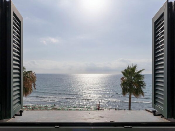 Vue sur la plage/l’océan