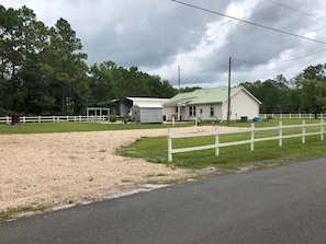 South view - backyard and drive entrance